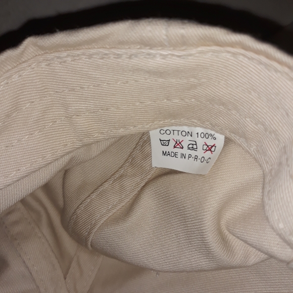 Cotton 100% Cap Cream Color - Picture 3 of 4